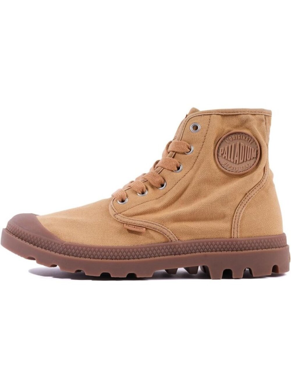 Vegan Canvas Lace-Up Hi Boots for Men | Stylish & Durable Outdoor Footwear